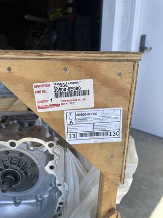 BNIB Toyota 2GR-FE AWD převodovka U660F (30500-0E080), Import USA — Foto 3 z 10