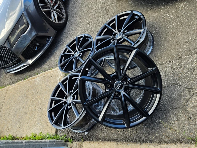 19" Audi S4 OE Wheels - 5x112 - Satin Black, schwarz, Import Kanada — Foto 1 | AMECAR 19" Audi S4 OE Wheels - 5x112 - Satin Black, schwarz, Import Kanada — Foto 1