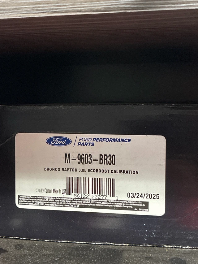 Ford Performance Bronco Raptor 3.0L EcoBoost Calibration, Import Kanada — Foto 1