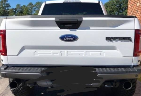 2015-2020 ford f150 raptor tailgate w/flex step applique OE, Import USA — Foto 1