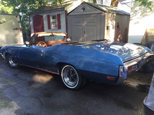 1972 Buick GS Convertible No Motor-Trans-Seats-Nose-Doors, Import USA — Foto 1