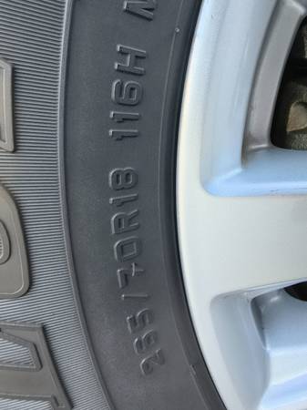 Nissan Armada OE 18” Wheels + Tires + TPMS – 265/70R18 – 5K Miles, Import USA — Foto 10 z 11