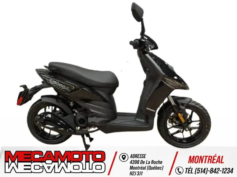 2027 Piaggio Typhoon 50, schwarz, Import Kanada — Foto 1