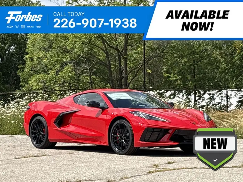 2027 Chevrolet Corvette 2LT STINGRAY, rot, 4 km, Import Kanada — Foto 1