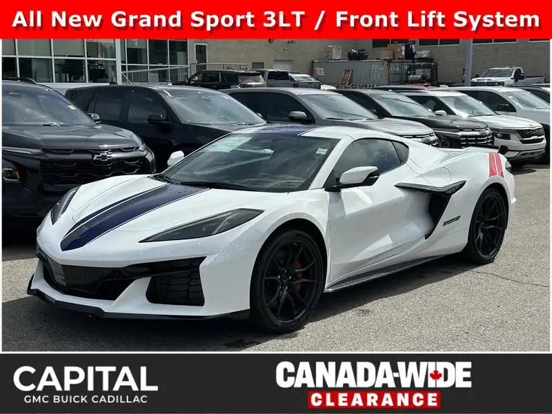 2027 Chevrolet Corvette 3LT, weiß, 4 km, Import Kanada — Foto 1