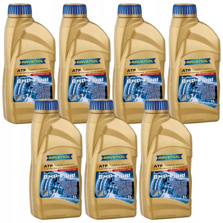 7× Olej Ravenol Atf 8 Hp Fluid 1l, Auf Lager in der EU — Foto 1