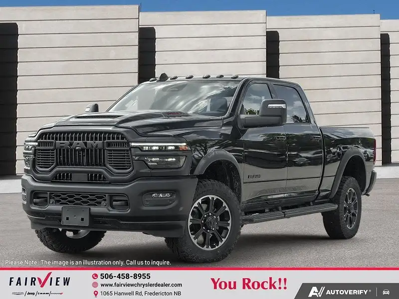 2027 RAM 2500 REBEL, schwarz, 0 km, Import Kanada — Foto 1