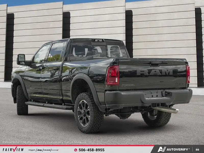 2027 RAM 2500 REBEL, schwarz, 0 km, Import Kanada — Foto 4 z 12