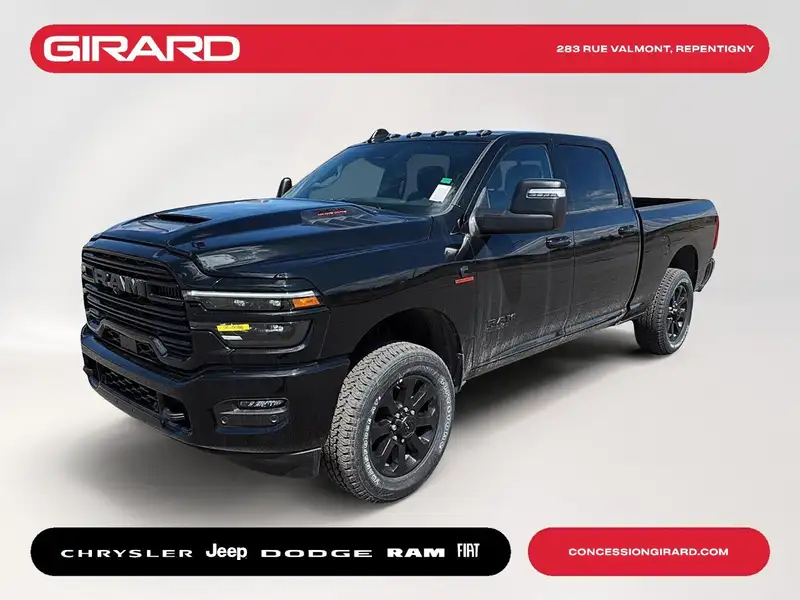 2026 RAM 2500 LARAMIE, schwarz, 0 km, Import Kanada — Foto 1