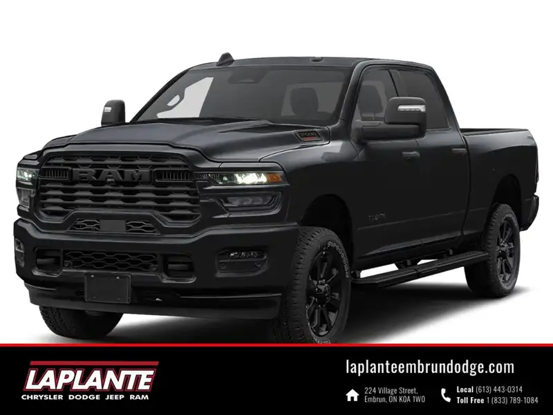 2027 RAM 2500 Big Horn, schwarz, 0 km, Import Kanada — Foto 1