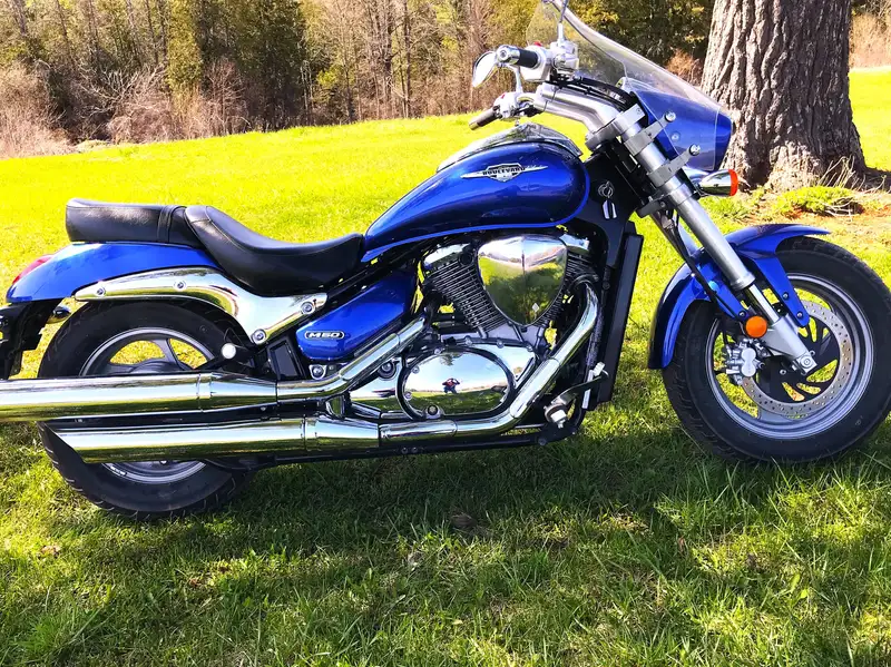 2012 Suzuki Boulevard m50, blau, 15.150 km, Import Kanada — Foto 1