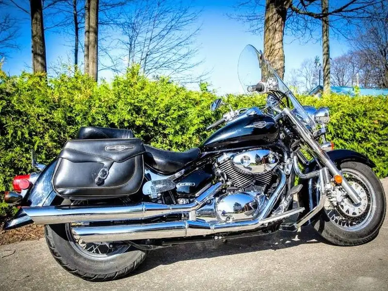2007 Suzuki Boulevard C50, schwarz, 77.000 km, Import Kanada — Foto 3 z 12