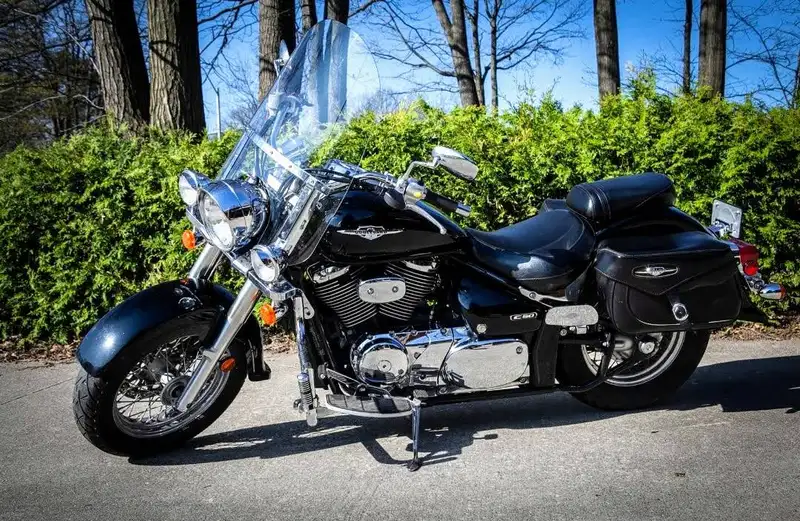 2007 Suzuki Boulevard C50, schwarz, 77.000 km, Import Kanada — Foto 4 z 12