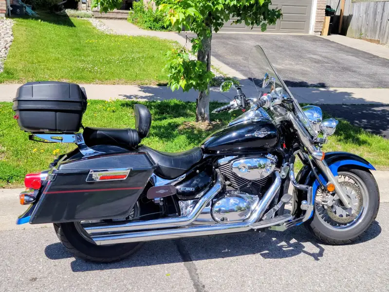2007 Suzuki Boulevard C50, schwarz, 77.000 km, Import Kanada — Foto 7 z 12