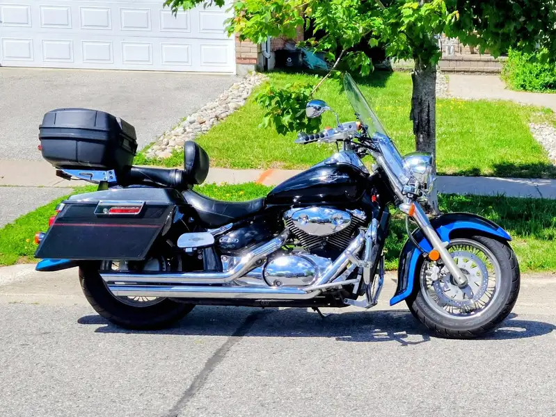 2007 Suzuki Boulevard C50, schwarz, 77.000 km, Import Kanada — Foto 9 z 12