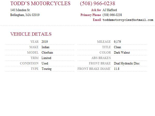 2019 Indian, Import USA — Foto 2 z 2