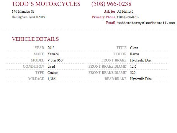 2015 Yamaha, Import USA — Foto 11 z 11