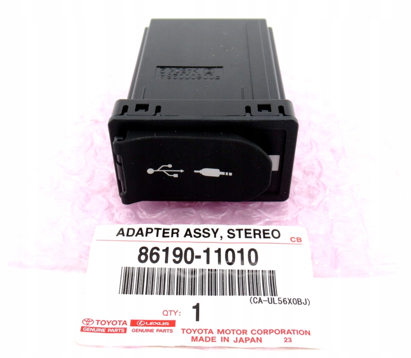 Lexus Rc Xc10 Aux Usb Stereo Adapter komplet 8619011010 originál, Auf Lager in der EU — Foto 1