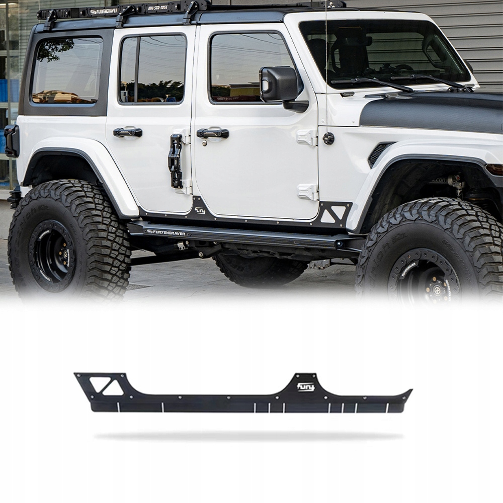 Ozdobne nakladki progów Jeep Wrangler JLU FURY, Auf Lager in der EU — Foto 1