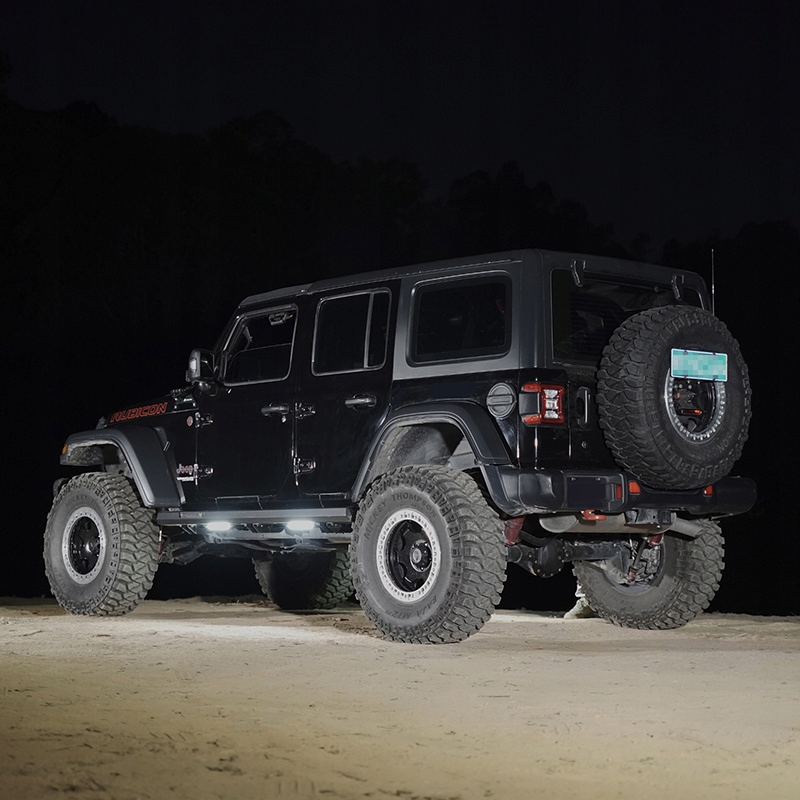 Progi stalowe z podswietleniem Jeep Wrangler JLU, Auf Lager in der EU — Foto 1