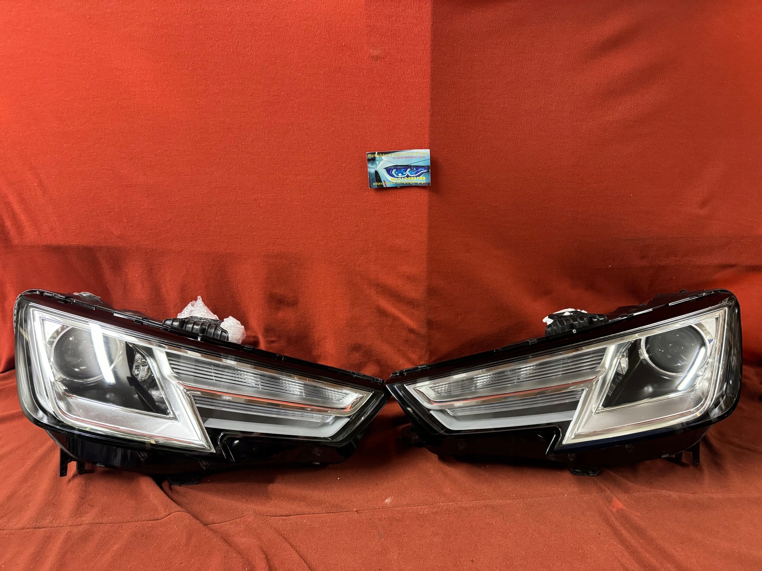 Audi A4 B9 8w 8w0 2015-2020 světlomet komplet levý i pravý přední Xenon LED OE Audi, Auf Lager in der EU — Foto 1