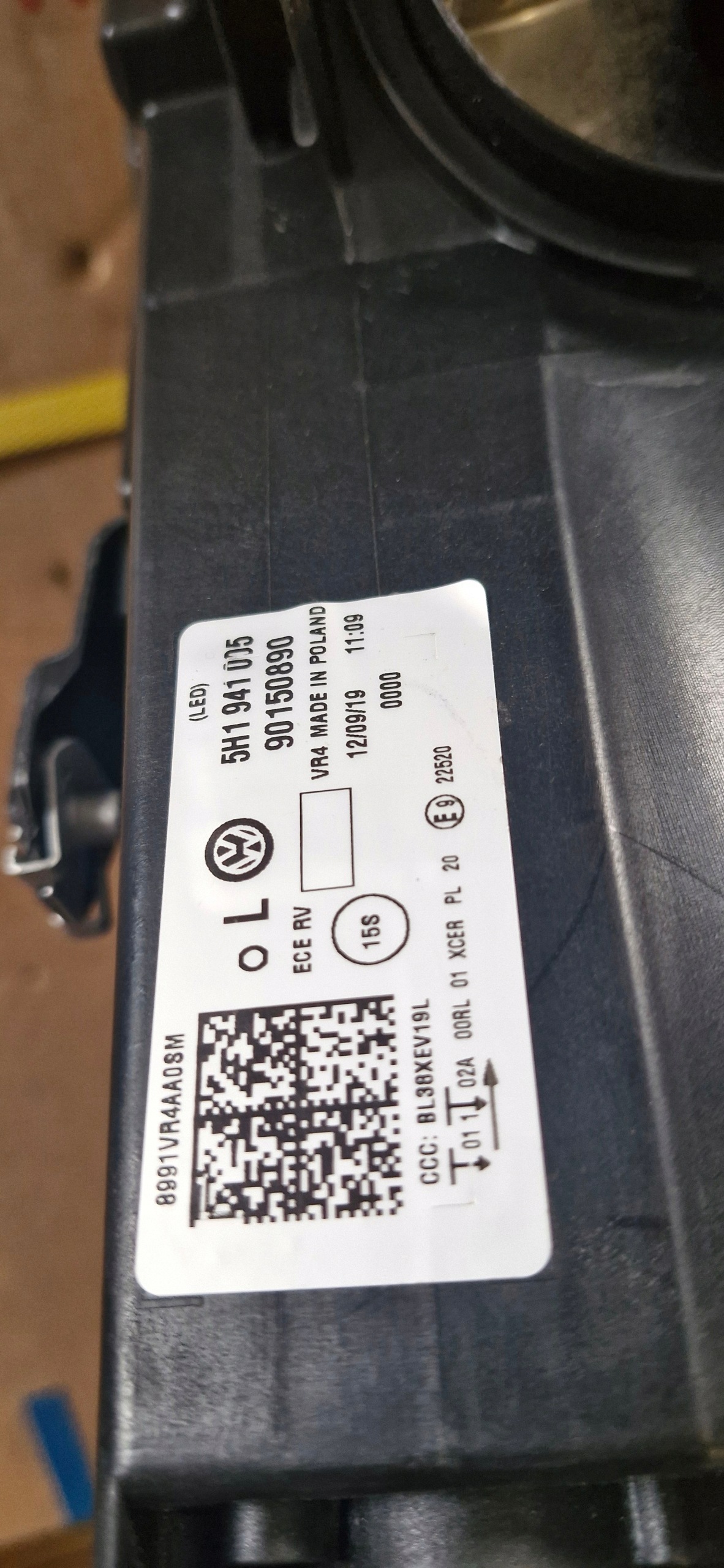 Volkswagen OE 5H1941005 světlomet led světlomet, Auf Lager in der EU — Foto 15 z 15