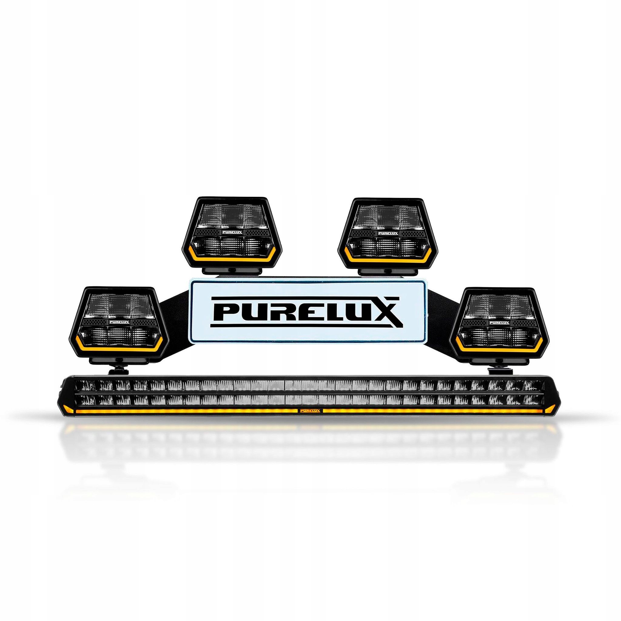 sada světel LED PURELUX WRC 18, 684W / 48 000 lm - kompletní sada Led Bar, Auf Lager in der EU — Foto 1
