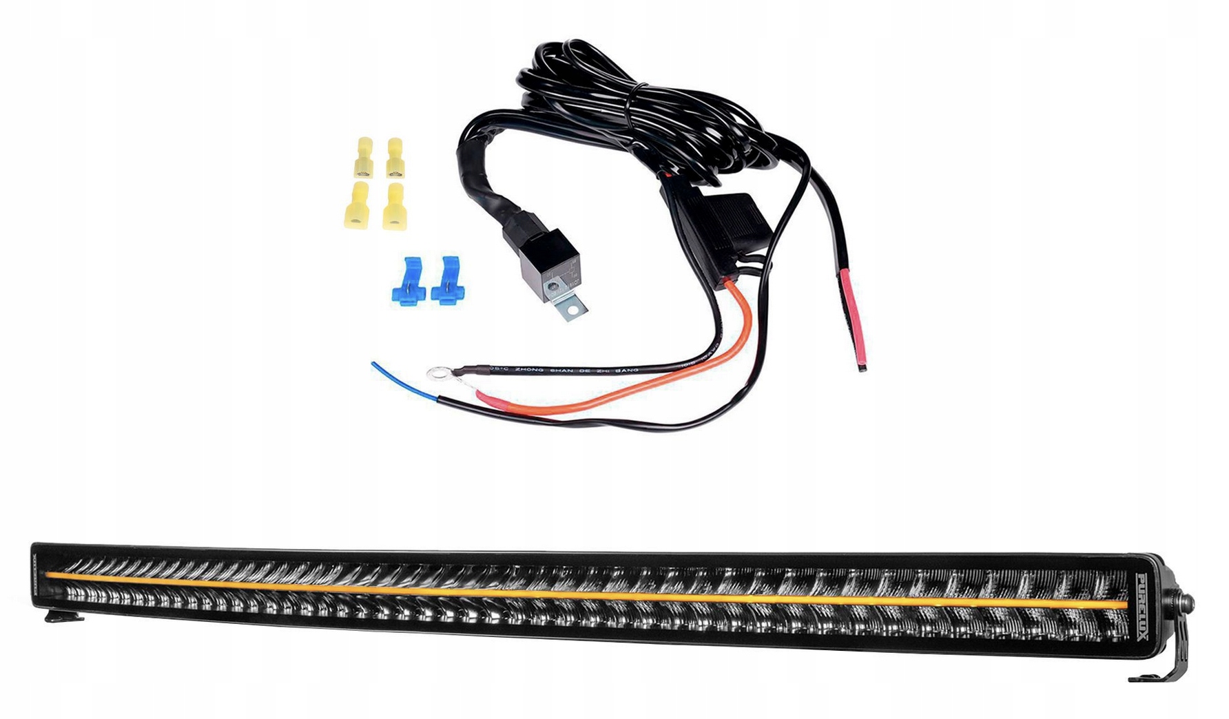 Led Bar lišta LED Purelux Black Boost C1300 Gen3 127 cm 480 W Zakrzywiona, schwarz, Auf Lager in der EU — Foto 1