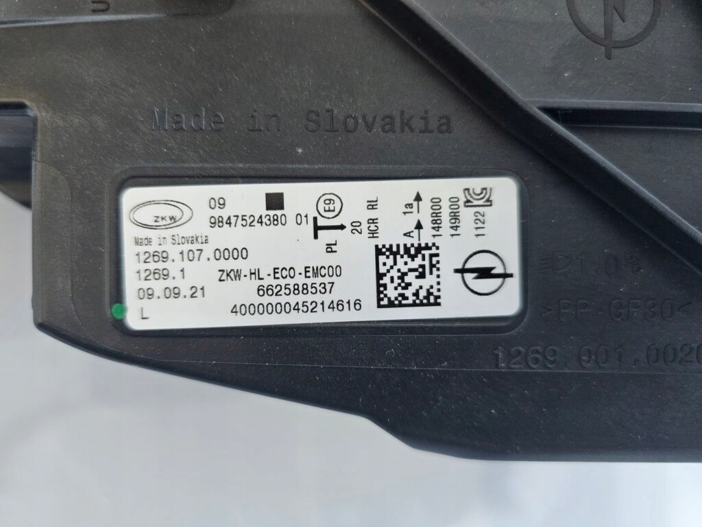 světlomet Opel Astra Vi (l) FULL LED 2021-2025, Auf Lager in der EU — Foto 5 z 6