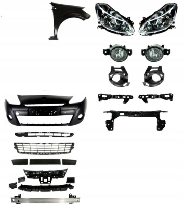 Wzmocnienie nárazníku RENAULT CLIO III facelift 2009-2012, Auf Lager in der EU — Foto 1