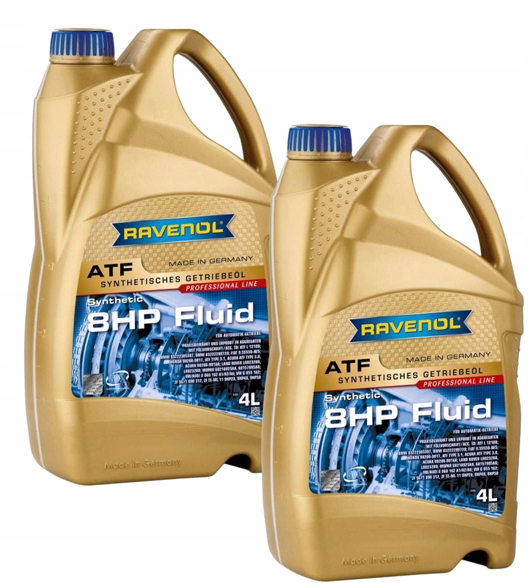 2× Ravenol Atf 8hp Fluid - 4l, Auf Lager in der EU — Foto 1