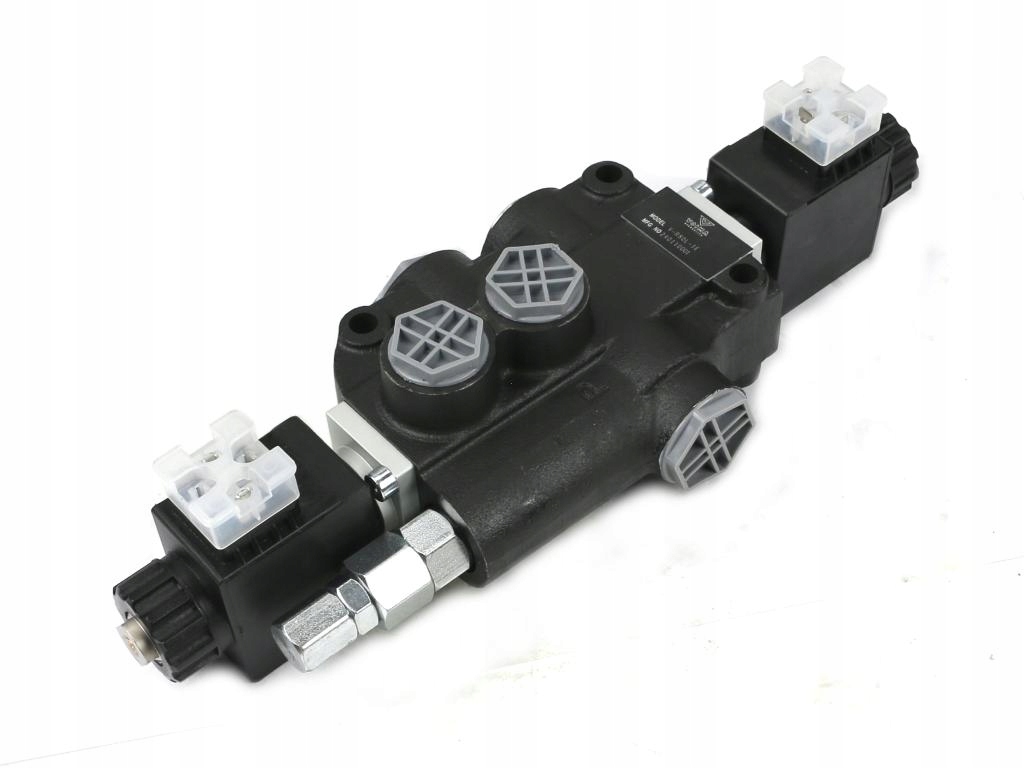 Hydraulický rozvaděč 1-sekční sterowany elektricky 12V 80L VOIMA V, Auf Lager in der EU — Foto 1