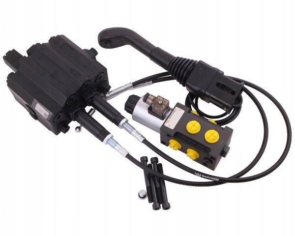 Sada na ladowacza hydraulický rozvaděč elektroventil Joystick Linki WARYNSKI, Auf Lager in der EU — Foto 1