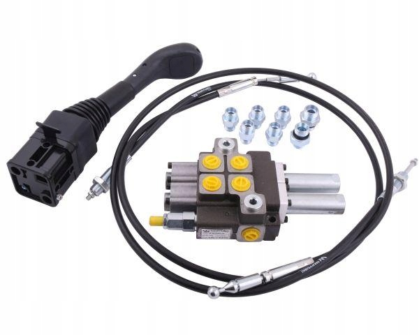 Hydraulický rozvaděč 2-sek. + Joystick + Linki Warynski, Auf Lager in der EU — Foto 1