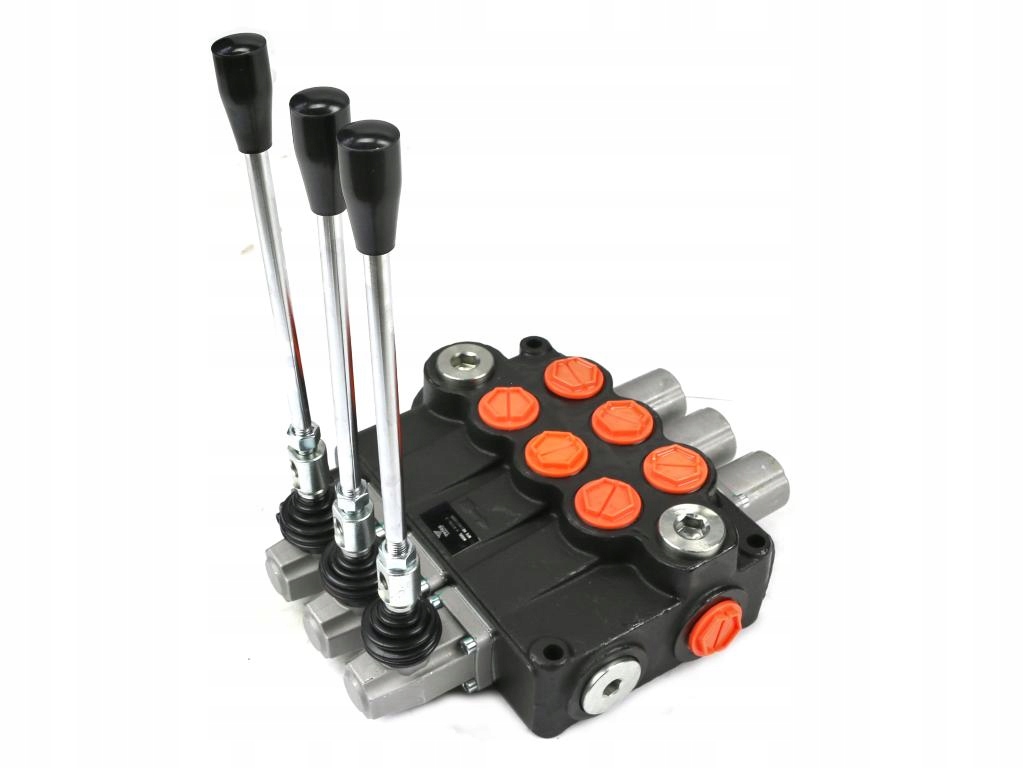 Hydraulický rozvaděč 3-sekční 120L VOIMA [V-R120L-3], Auf Lager in der EU — Foto 1