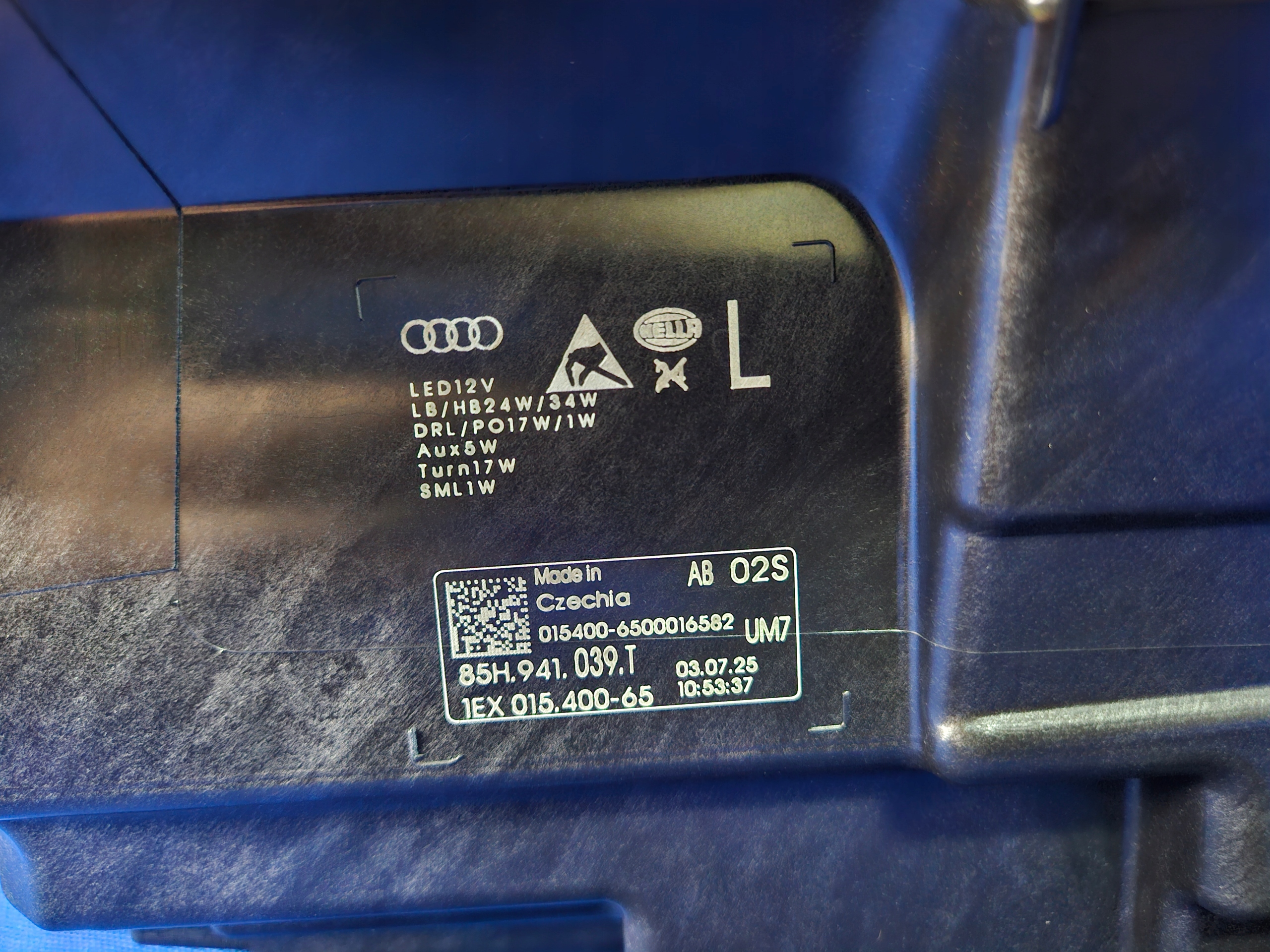 světlomet FULL LED Matrix přední levá Audi Q6 E-tron levý přední 85h941039t, Auf Lager in der EU — Foto 9 z 9