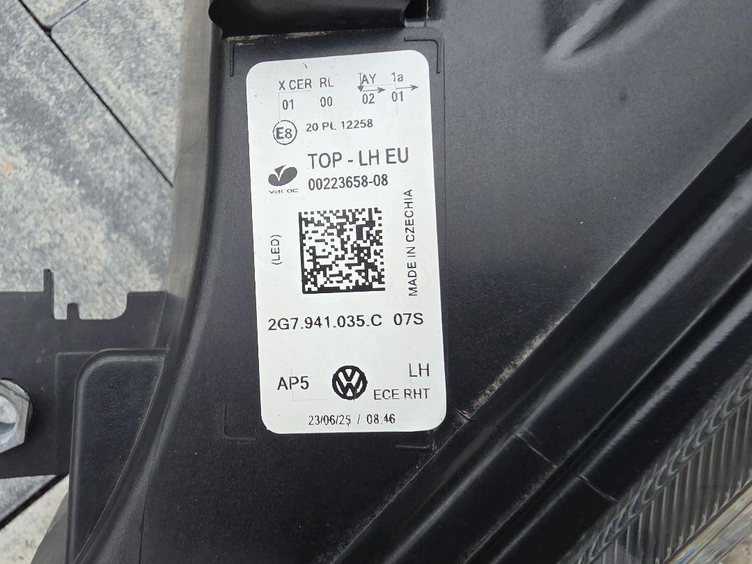VW TAIGO 2G7 světlomet levá přední Full Led Matrix IQ Light 2G7941035C, Auf Lager in der EU — Foto 10 z 10