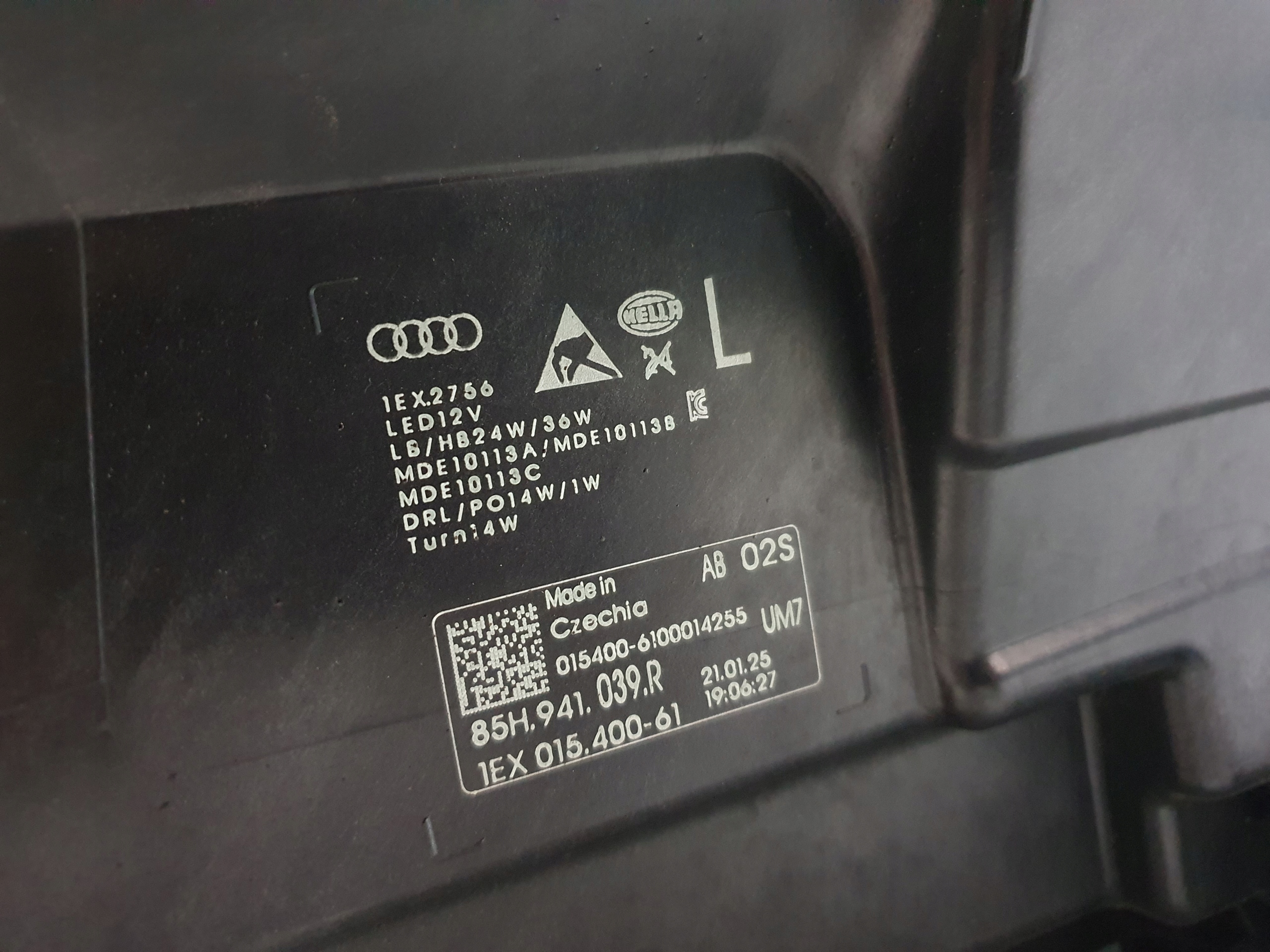 světlomet FULL LED Matrix přední levá Audi Q6 E-tron levý přední | nová OE, Auf Lager in der EU — Foto 7 z 7