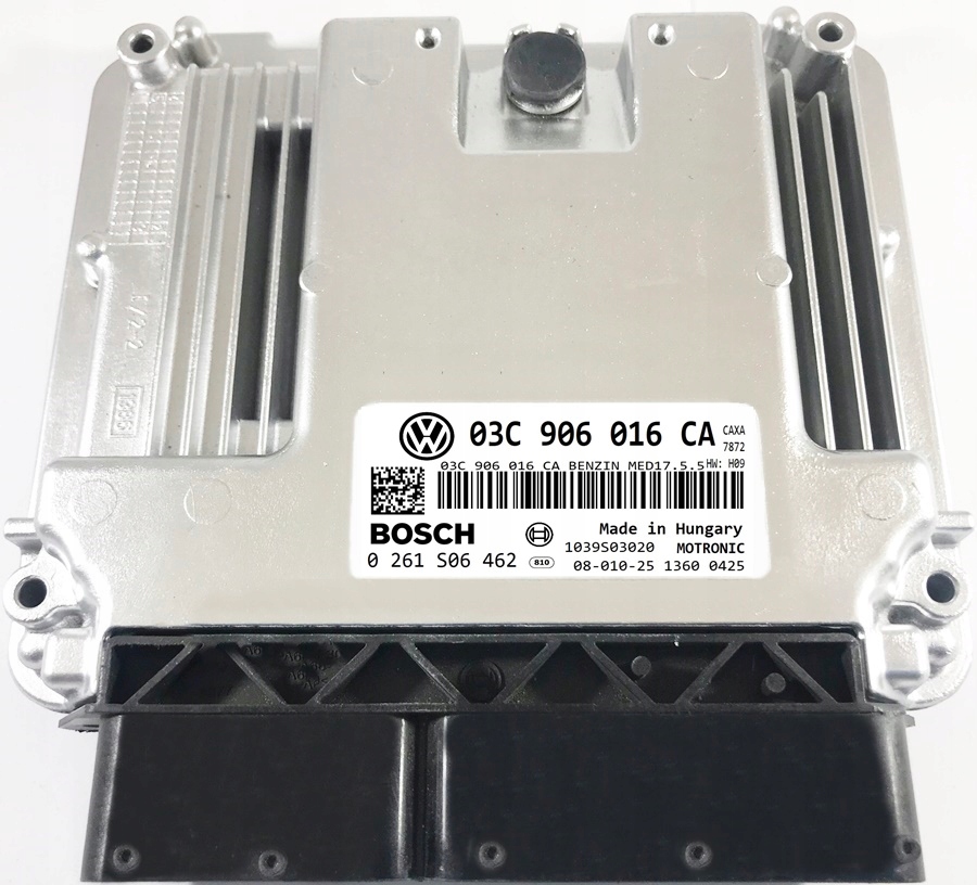 Jednostka sterujaca motoru MED17.5 SKODA 03C906016CA BOSCH 0261S06462, Auf Lager in der EU — Foto 1