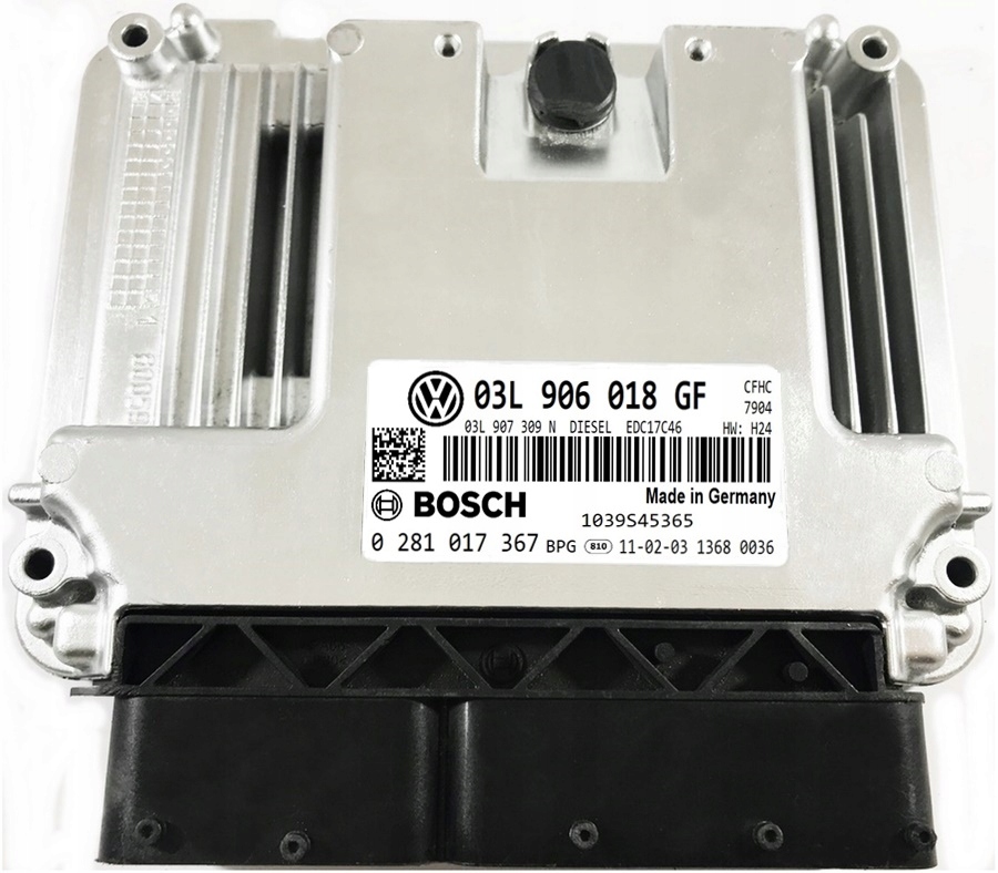 Jednostka sterujaca motoru EDC17C46 BOSCH 0281017367 VOLKSWAGEN-VW 03L906018GF, Auf Lager in der EU — Foto 1