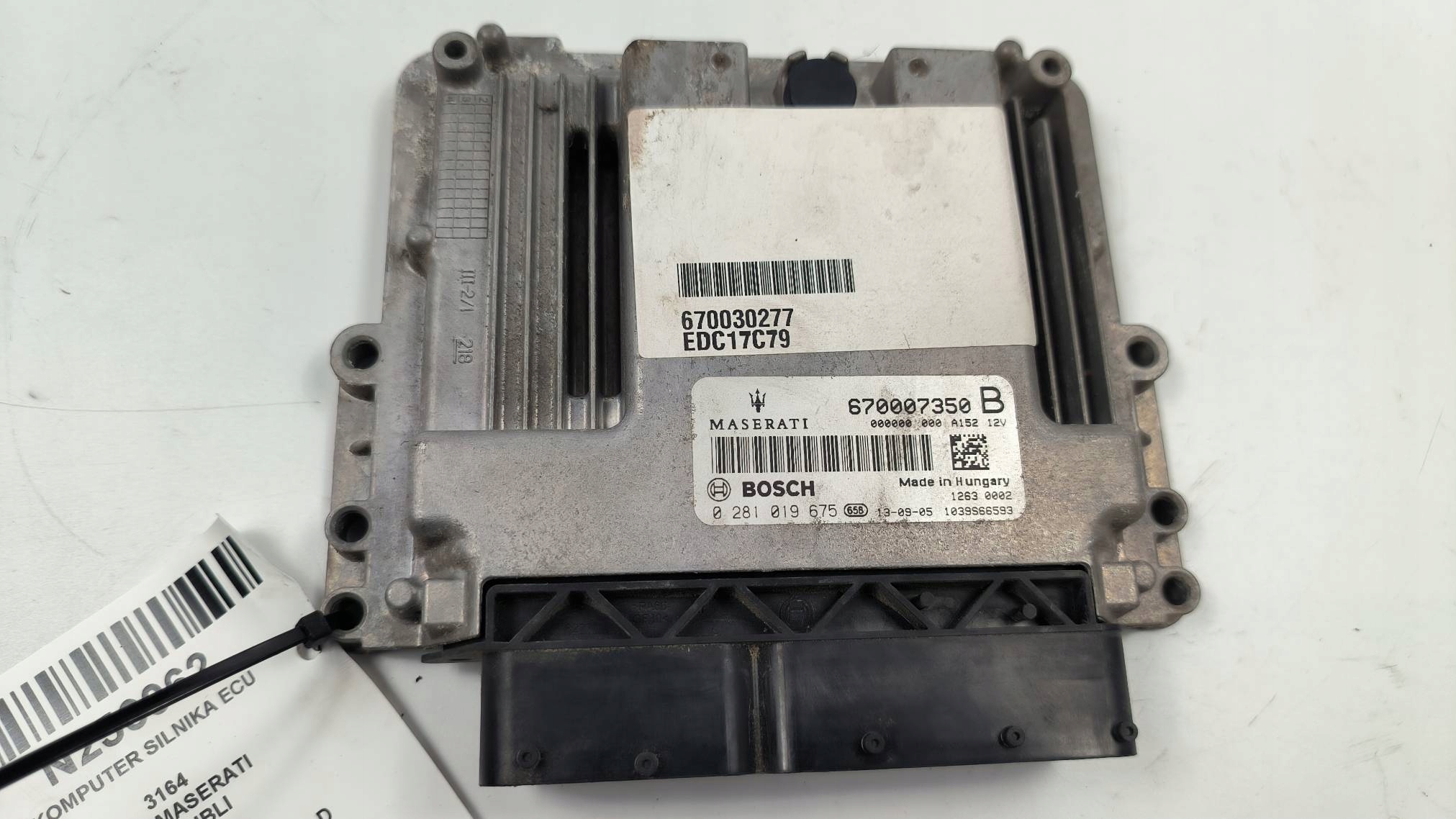 řídicí jednotka motoru Ecu 670007350b 3.0 D Ghibli, Auf Lager in der EU — Foto 1