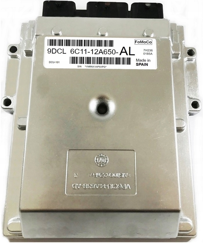 Komputer Ecu Transit 6c11-12a650-al 9dcl Dcu-101, Auf Lager in der EU — Foto 1