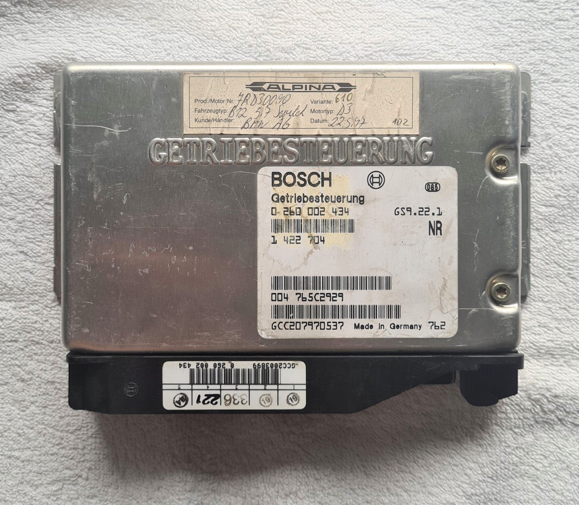 BMW E31 Komputer Alpina B12 - 0260002434 1422704, Auf Lager in der EU — Foto 1