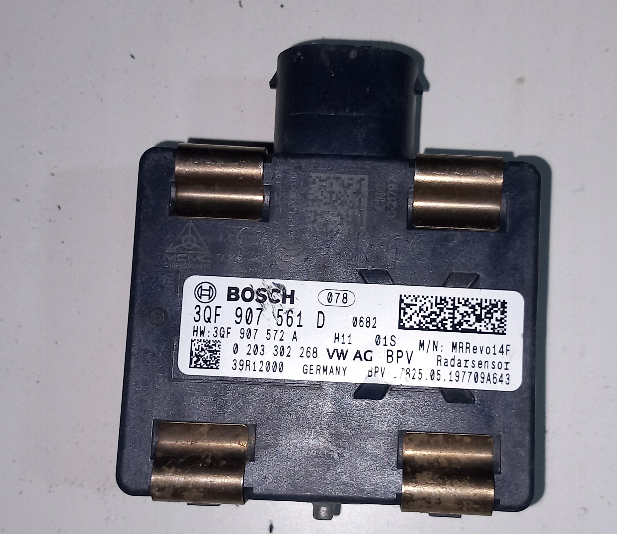 Radar Modul senzor ACC VW Arteon 3QF907561D, Auf Lager in der EU — Foto 1