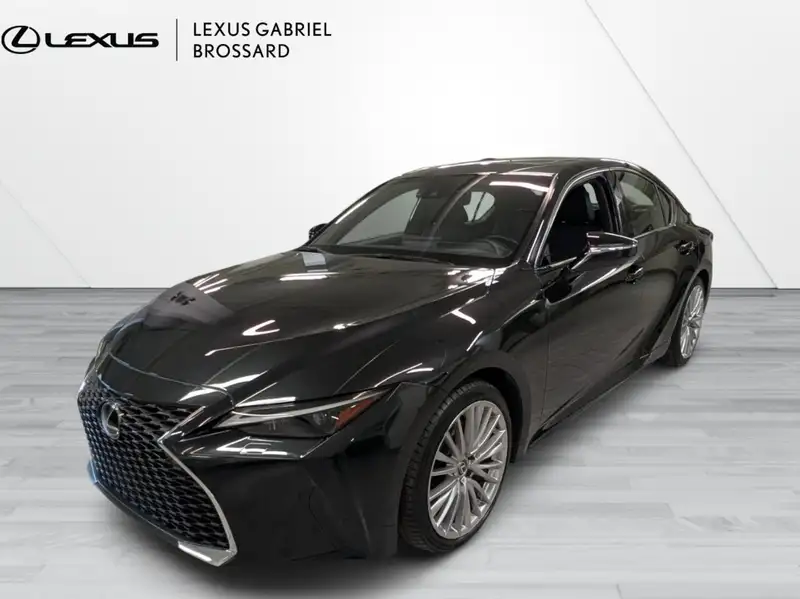 2023 Lexus IS 300 AWD LUXURY + SENSORS + NAVIGATION, schwarz, 61.842 km, Import Kanada — Foto 1