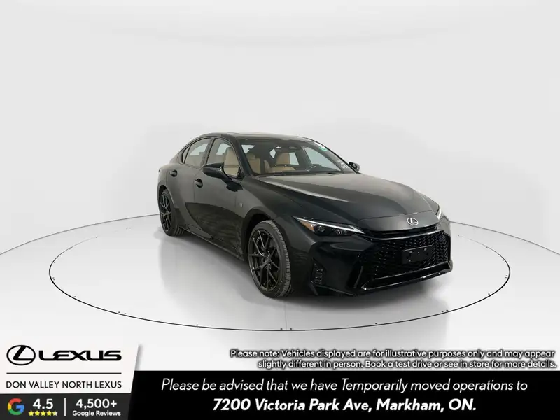2026 Lexus IS 350, schwarz, 2 km, Import Kanada — Foto 1