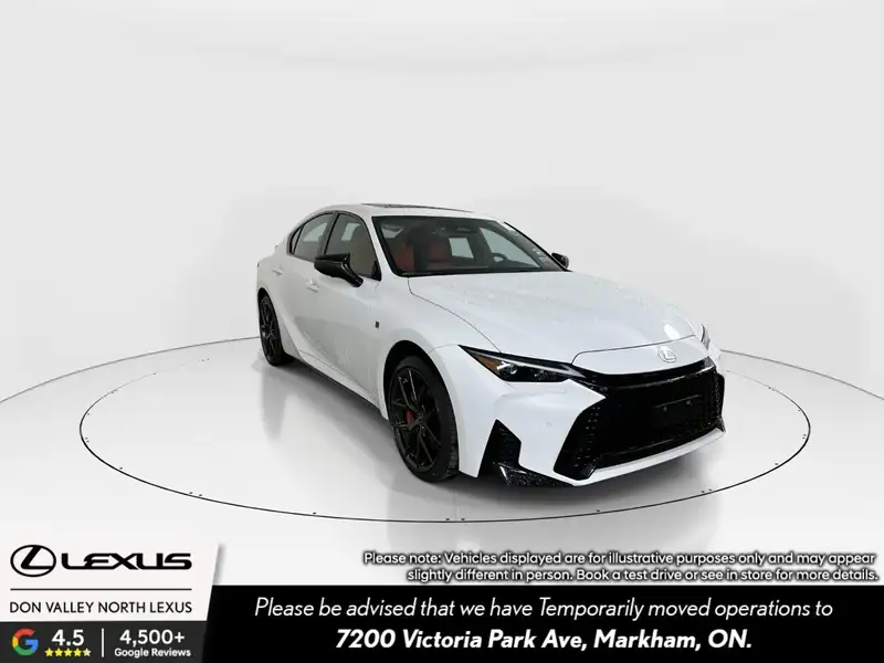 2026 Lexus IS 350, weiß, 3 km, Import Kanada — Foto 1