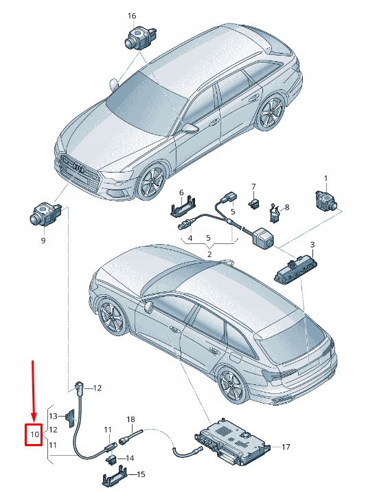 OEM komponent 4N0971192A — Audi A6, Auf Lager in der EU — Foto 1