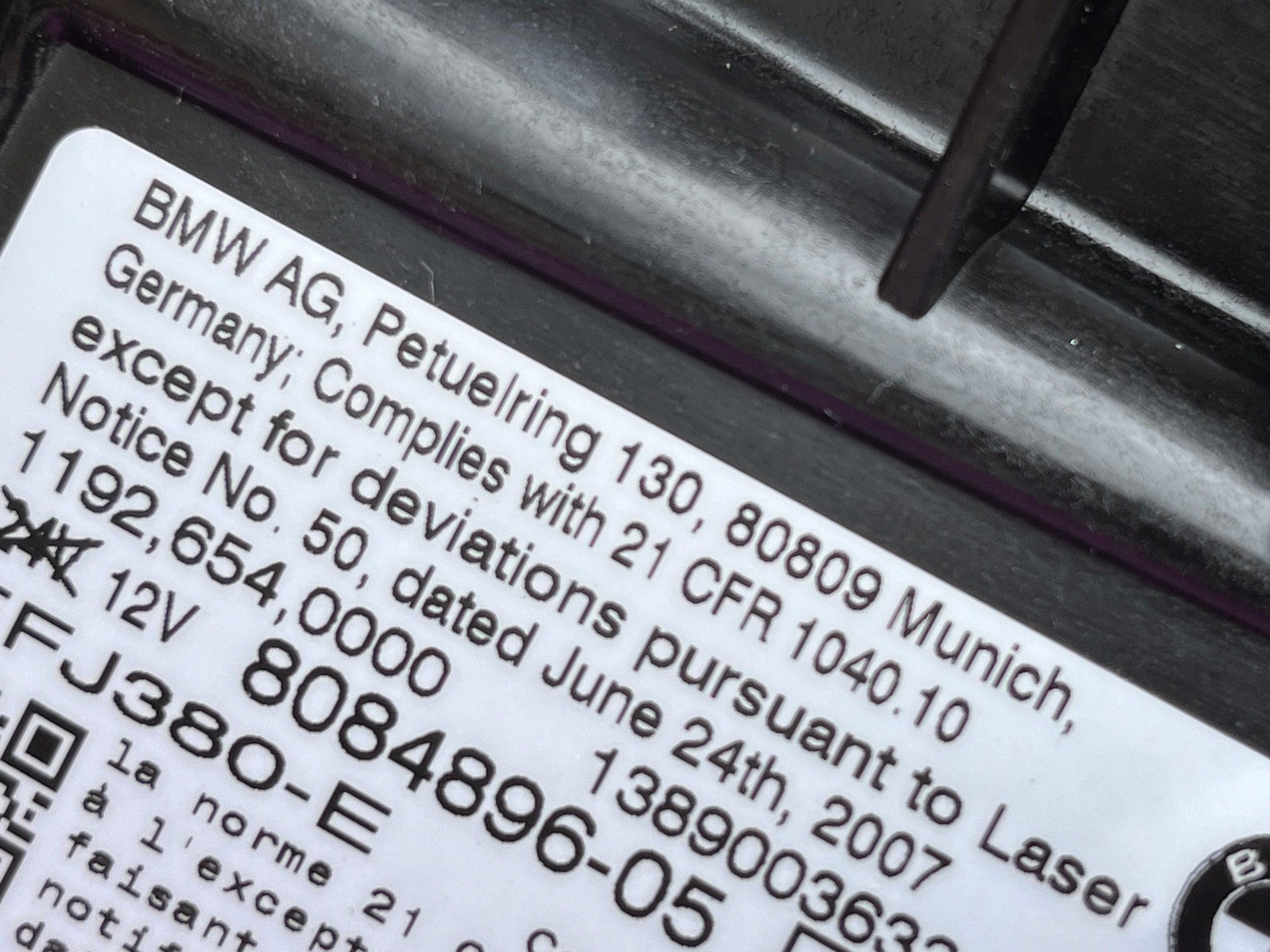 Světlomet — BMW M3, schwarz, Auf Lager in der EU — Foto 10 z 13