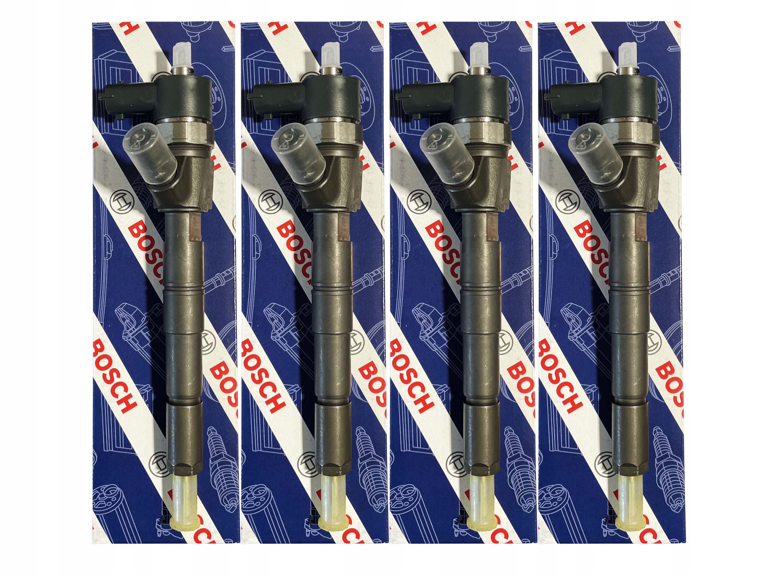 Sada 4 ks vstřikovačů Bosch 0445110524 — Fiat 1.6, Auf Lager in der EU — Foto 4 z 5